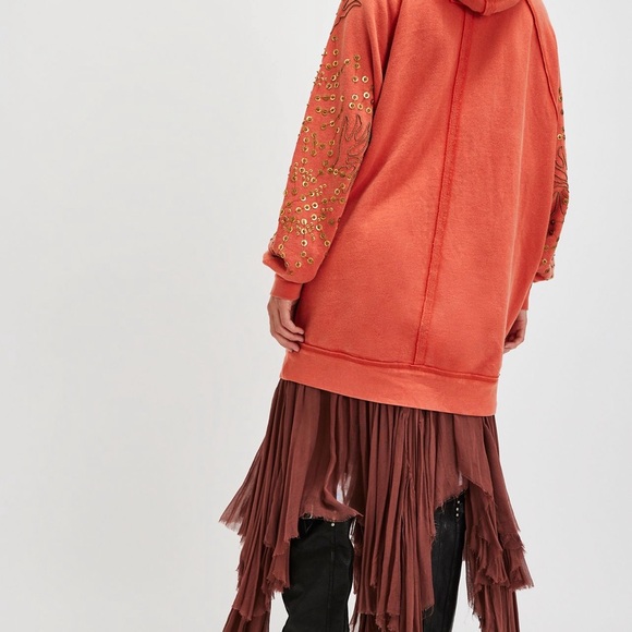 FP We The Free Sparkle Daze Kanga Hoodie NWT Size M - Picture 3 of 4